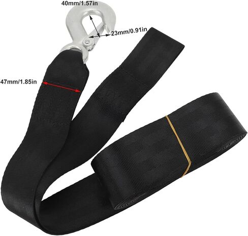 Boat Trailer Winch Strap Car Towing Rope Outdoor Emergency Trolley Rope Accessories in Saudi Arabia