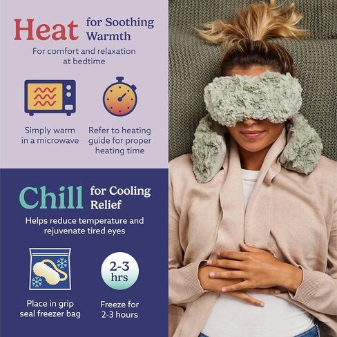 Warmies Marshmallow Pink Eye Mask N/A N/A in Kuwait