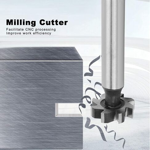 Woodruff Key Seat Cutter HSS Straight Shank T Slot Milling Cutter Tools for CNC Milling Steel Aluminium Copper Iron in Saudi Arabia