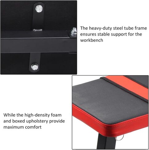 Flexman Felect Pitness Stool ، 300 كيلوغرام من الحمل تحمل إطار أنبوب الصلب الثقيل ببراز تمرين متعدد الوظائف 30 × 42x108 سم دبل رفع الأوزان معدات البراز المسطحة الثقيلة in Saudi Arabia