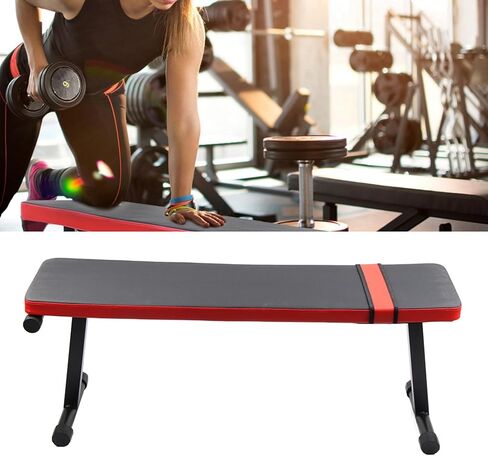 Flexman Felect Pitness Stool ، 300 كيلوغرام من الحمل تحمل إطار أنبوب الصلب الثقيل ببراز تمرين متعدد الوظائف 30 × 42x108 سم دبل رفع الأوزان معدات البراز المسطحة الثقيلة in Saudi Arabia