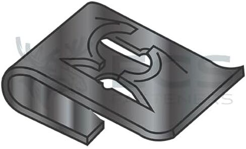 Generic C8020-632-4 Type J Steel Spring Nut Black Phosphate - ECS-214861 in Saudi Arabia