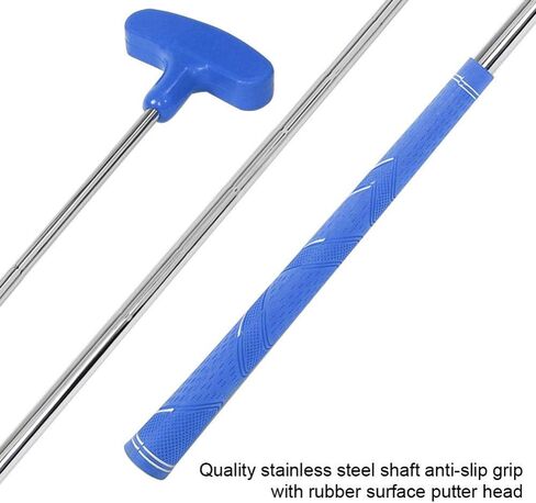 مضرب صغير ، مطاط محمول 31 بوصة في اتجاهين للأطفال اليسرى واليد اليمنى (الأزرق) in Kuwait