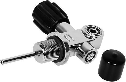 3/4" NPS 3500PSI Scuba Diving Cylinder Valve Replacement Versatile Repair Parts Simple Assembly Accessories Adapter in Saudi Arabia