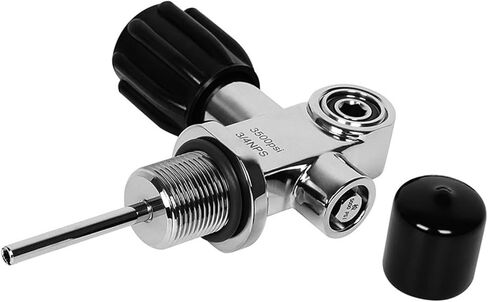 3/4" NPS 3500PSI Scuba Diving Cylinder Valve Adapter Quick Disconnect Replacement in Kuwait