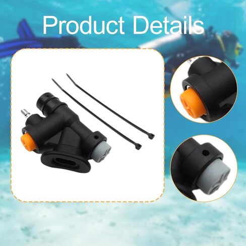 Scuba Diving BCD Power Inflator K Type Valve Equipment Accessory with Standard Connection Portable Oral Universal in Saudi Arabia
