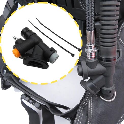Scuba Diving BCD Power Inflator K Type Valve Equipment Accessory with Standard Connection Portable Oral Universal in Saudi Arabia