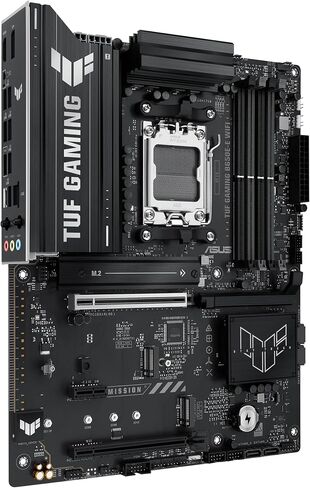 ASUS TUF Gaming B850-BTF WiFi W AMD B850 ATX Motherboard,Hidden-Connector Design, 14+2+1 80A DrMOS Power Stages, DDR5, PCIe 5.0 Ready, 3X M.2, Wi-Fi 7, 2.5Gb LAN, DP, HDMI™, USB 20Gbps Type-C in Saudi Arabia