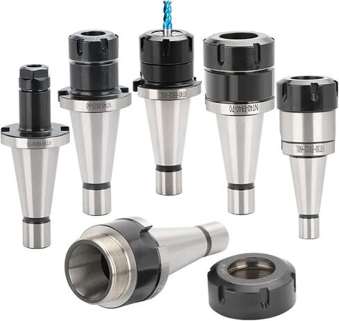 Tool Holder ISO30 ISO40 NT30 NT40 ER16 ER25 ER32 ER40 BT40-ER25-70 Milling Tool Holder CNC Milling Machine Accessories Lathe Accessories(NT30-ER25 M12) in Saudi Arabia