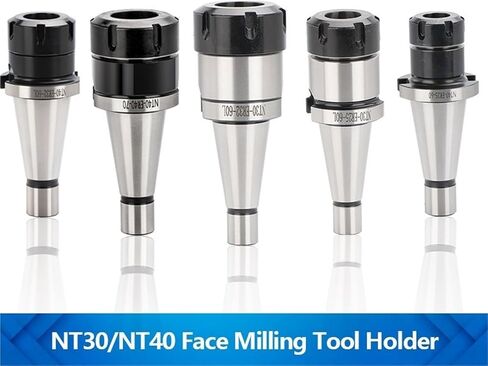 Tool Holder ISO30 ISO40 NT30 NT40 ER16 ER25 ER32 ER40 BT40-ER25-70 Milling Tool Holder CNC Milling Machine Accessories Lathe Accessories(NT30-ER25 M12) in Saudi Arabia