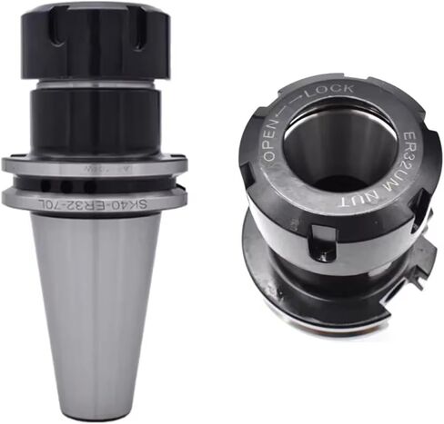 SK SK40 ER16 ER20 ER25 ER32 100L SPRING COLLET TOOL حامل SK-ER عالي الدقة CNC Milling Machine حامل المخرطة (SK40-ER25-100) in Saudi Arabia