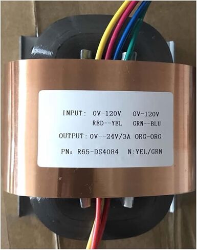 Pure Copper Coil 24V3A Power Transformer R65 Type 80w no Noise and no Vibration in Saudi Arabia