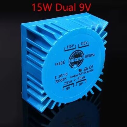 15W Dual 7V 9V 12V 15V 18V 22V toroidal Transformer Fever Ring Cow 15VA(15W Dual 18V) in Saudi Arabia