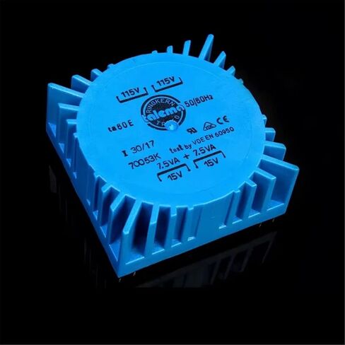 15W Dual 7V 9V 12V 15V 18V 22V toroidal Transformer Fever Ring Cow 15VA(15W Dual 18V) in Saudi Arabia
