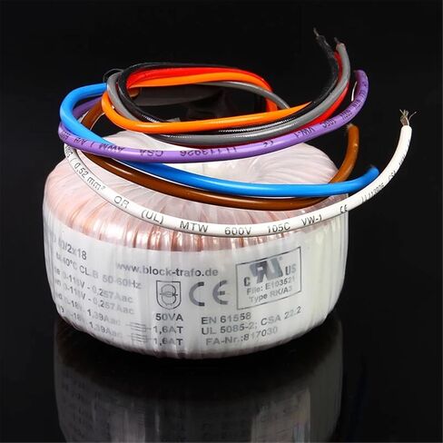 50W Dual 12V 18V 24V Block toroidal Transformer Fever Ring Cow 50VA(50W Dual 18V) in Saudi Arabia