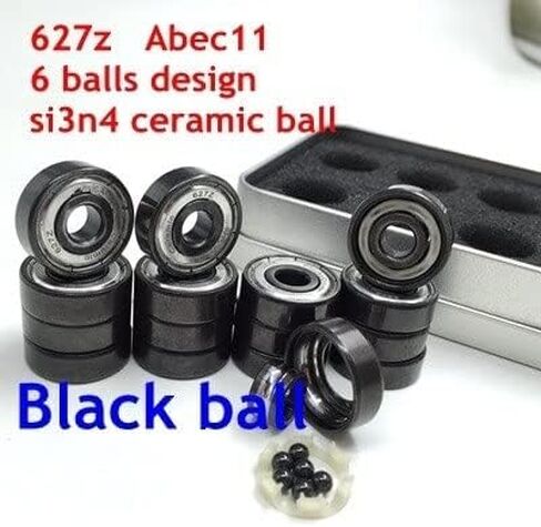 627Z التزلج الفني يحمل 7 × 22x7mm 6 محامل كرة سيراميك محامل التزلج على التزلج على التزلج 627 ABEC-11 (16pcs SI3N4 627Z) in Kuwait