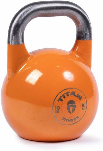 Titan Fitness Competition Kettlebell, Single Piece Casting, KG Markings, Full Body Workout in Saudi Arabia