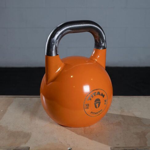 Titan Fitness Competition Kettlebell, Single Piece Casting, KG Markings, Full Body Workout in Saudi Arabia