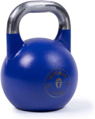 Titan Fitness Competition Kettlebell, Single Piece Casting, KG Markings, Full Body Workout in Saudi Arabia
