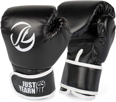 Kids Boxing Gloves Age 3-9 Years - High Density Sponge Foam Training Gloves for Kickboxing, Sparring & Fitness | Adjustable Wrist Wrap (6OZ) | Boys & Girls Unisex in Kuwait