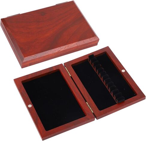 Aboe Reed Case CA08 - صندوق تخزين Redwood لـ Woodwind Reed Holder ، سعة كبيرة ، ملحق موسيقي محترف (CA09) in Kuwait