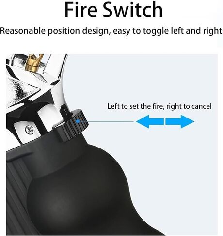 2024 Windproof Flame Wighter ، Mok Torch Wighter ، Gas القابل للتعديل للشموع ، في الهواء الطلق ، التخييم ، المشي لمسافات طويلة (غير مدرج) (أسود) in Saudi Arabia