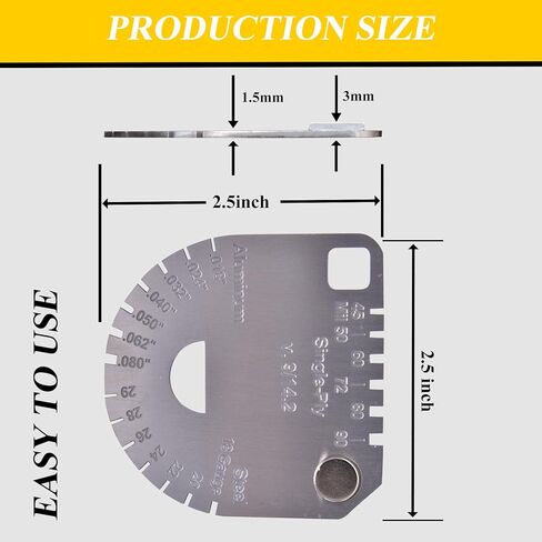 Upgraded Shingle Gauge for Roof Shingle, Panel & Membrane Thickness Gauge, Metal Gauge for Asphalt Shingle, Panel & Roofing Membrane in Kuwait