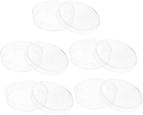 Cabilock 5pcs Cell Culture Dishes Lab Scientific Products for School Science Projects Chemical Stability Standardized in Saudi Arabia