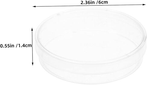 Cabilock 5pcs Cell Culture Dishes Lab Scientific Products for School Science Projects Chemical Stability Standardized in Saudi Arabia