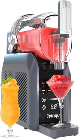 Slushie Machine, 88oz Frozen Drink Maker with 7 Preset Programs, No Ice Required for Frozen Margaritas, Slushies, Frappés and Milkshakes in Saudi Arabia