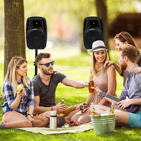 مكبرات صوت GoFlame 1600W ذات الاتجاهين ، ونظام مكبرات الصوت PA POTALE مع حاملات مكبرات صوت وميكروفون ، ومكبرات صوت DJ احترافية مع Bluetooth ، وإدخال بطاقة USB/SD ، وراديو FM ، عن بُعد in Saudi Arabia