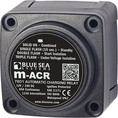 The Amazing Quality Blue Sea 7601 DC Mini ACR Automatic Charging Relay - 65 Amp in Saudi Arabia