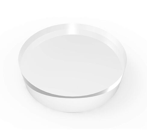 FixtureDisplays® 5" Dia.x 1" Thick Acrylic Riser, Paper Weight Clear Acrylic Circle Riser Solid Block 18830-5CIRCLE-NPF in Saudi Arabia