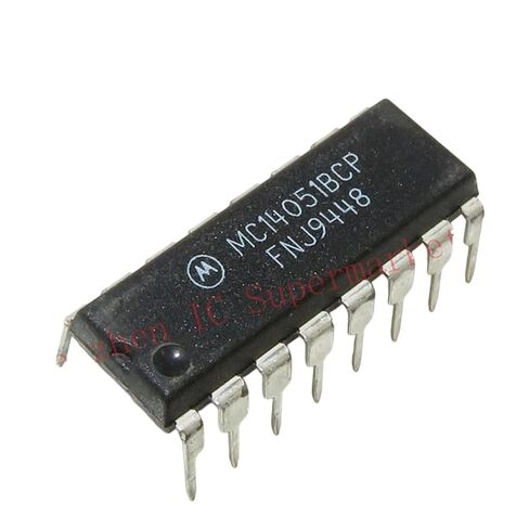 MC14051 MC14051BCP جديد لمضاعفات التناظرية الأصلية/demultiplexers جديدة 2025 للوصول عالية للجودة in Kuwait