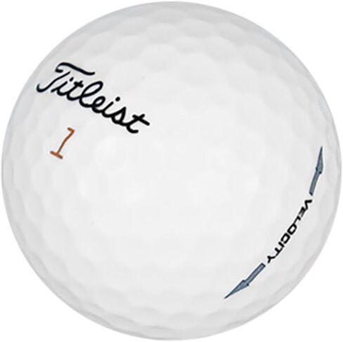 LostGolfBalls - 12 Titleist Velocity Golf Balls in Near Mint Condition, AAAA Quality, Recycled Used Golf Balls, Best Value Golf Balls, White in Saudi Arabia