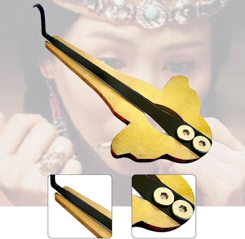 Dynwave Russian Jaw Harp Folk Music Gift Professional Gift من السهل تشغيل الآلات الموسيقية المحمولة MaultRommel للأطفال البالغين ، جولة in Kuwait