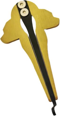 Dynwave Russian Jaw Harp Folk Music Gift Professional Gift من السهل تشغيل الآلات الموسيقية المحمولة MaultRommel للأطفال البالغين ، جولة in Kuwait