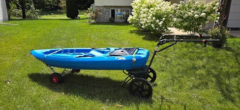 HD (disc Brakes) Hiking Cart, Hands-Free Hiking Trailer Travel Cart, Black in Saudi Arabia