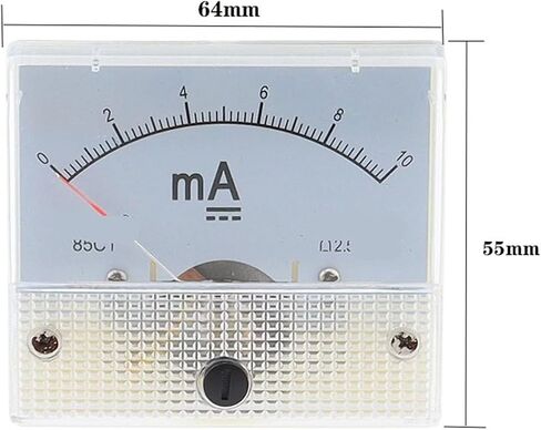 85C 1-mA Amperemeter 63mm x 54mm x 58mm(10mA) in Saudi Arabia
