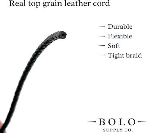 Premium Braided Leather Cord for Jewelry Making, Bracelets, Necklaces & Bolo Ties – Genuine Leather, Flexible, Durable & Soft – Ideal for DIY Craft Projects (Dark Antique Brown, 5mm, 6 ft Bundle) in Saudi Arabia
