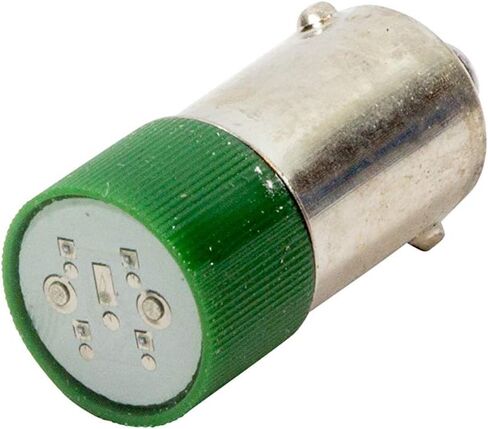 SMD 220V AC/DC LED مصغرة BAYONET BA9S 9MM البديل البديل لقاعدة المؤشر للضوء التجريبي (حزمة 2) (أخضر) in Kuwait