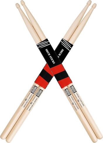 عصي الطبل ، American Hickory Drumstick ، ​​Drumsticks for Drums ، Baquetas Para Bateria ، إكسسوارات الطبول للطبول ، 5B Drumsticks (5B-2Pack) in Kuwait