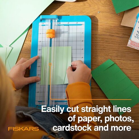 Fiskars Kids Cardboard Creator – Safer Cardboard Cutting Tool with Ergonomic SoftGrip Handle, For Craft and School Supplies, 5 inches in Saudi Arabia