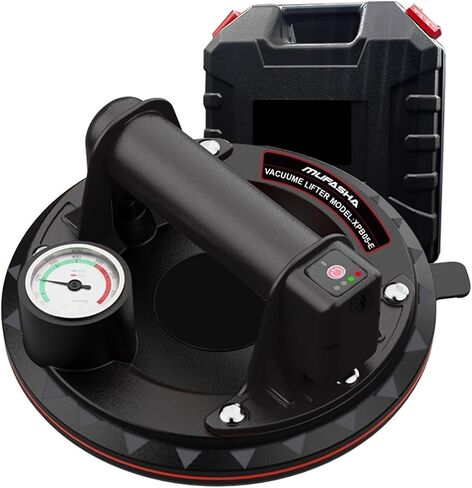 Vacuum Suction Cup, Electric Vacuum Suction Cup Rough Surfaces s Tile, Rock Board, Visible Pressure Gauge in Saudi Arabia
