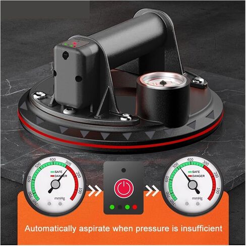 Vacuum Suction Cup, Electric Vacuum Suction Cup Rough Surfaces s Tile, Rock Board, Visible Pressure Gauge in Saudi Arabia