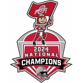2024 National Championship 6" Magnet Ohio State Buckeyes in Kuwait