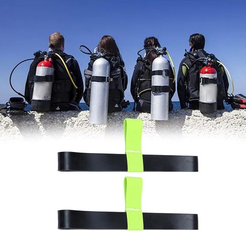Scuba Tank Hose Retainer Band,Snorkeling Diving Tank Cylinder Strap,Stage Tank Bottle Hose Holder Carrier for Water Sports in Saudi Arabia