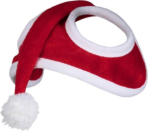 Horze Christmas Santa Cap | غطاء الرسن من الحصان الزليح مع تقليم الصوف - أحمر - مقاس واحد in Saudi Arabia