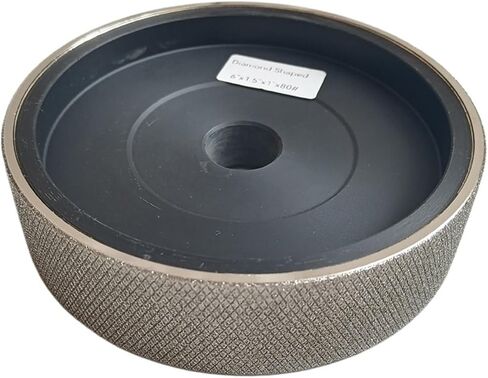 Diamond Grinding Wheel 6"x1.5"x1" Embossed Grooved Knurled Sharp Wear-Resistant 150x38x25.4mm Holes Polishing Wheel(60) in Saudi Arabia