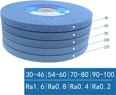 180mm Ceramic Grinding Wheel Resistant Disc Abrasive Disc Polishing Metal Stone 46# 60# 80# 100# 120#(60,180x6.4x31.75mm) in Saudi Arabia